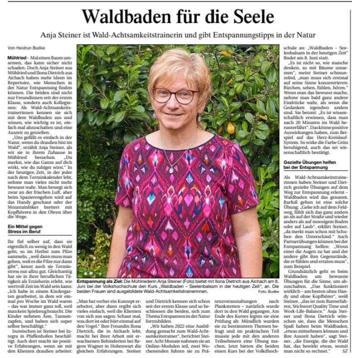 Zeitungsartikel über Spektrum Wald